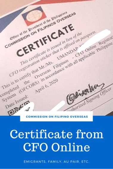 cfo online registration|How to Register for CFO Online .